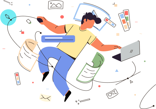 HRMS Dashboard Illustration